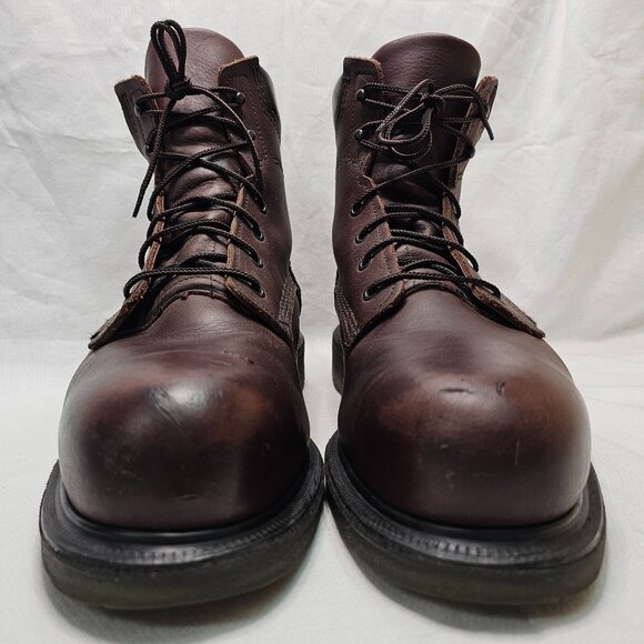 Red Wing Shoes Leather 2406 Steel Toe EH Safety Work Boots Men's Size 13 E2 - Picture 3 of 13